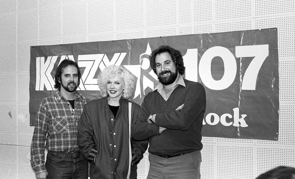 Allan Baxter and Dave Van Dyke with Debbie Harry of Blondie (1980)